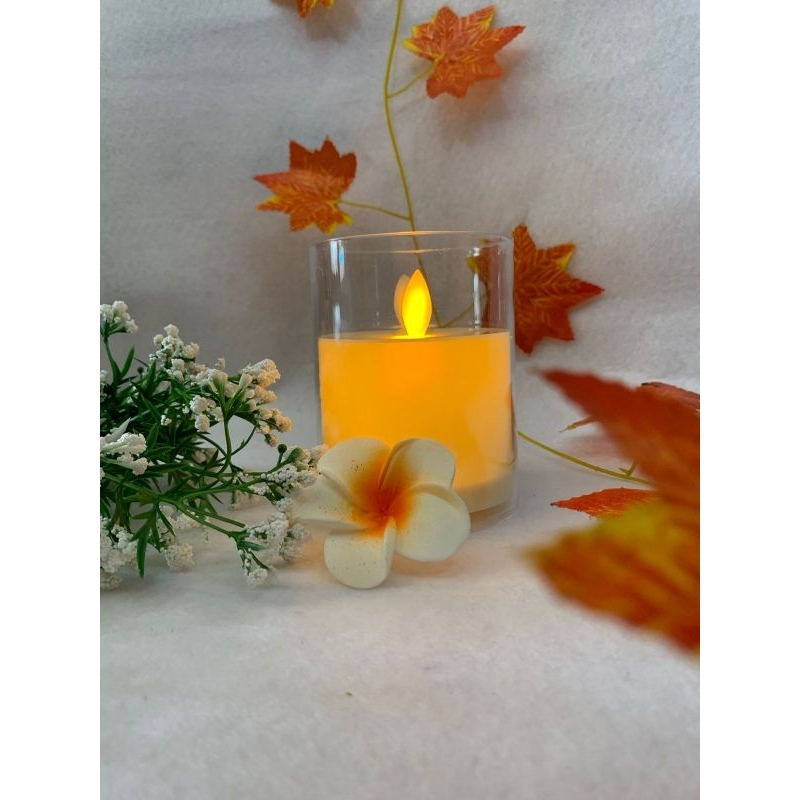 LILIN LED - JUMBO GELAS one stop party goyang Gelas / smokeless elektric candle lilin led elektrik j