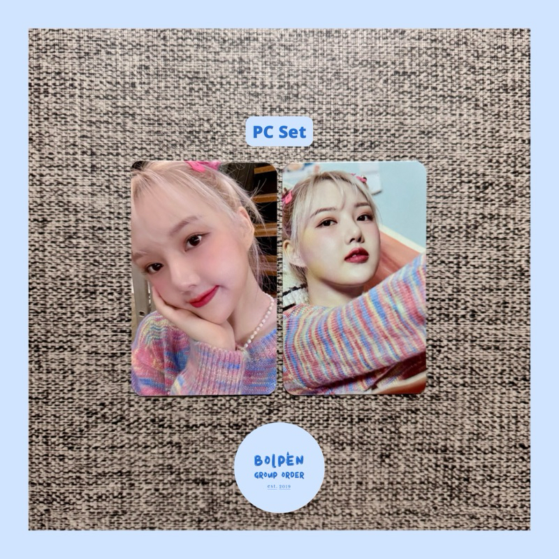 [READY STOCK] Photocard Set GFRIEND 4th Global Buddy Membership 2021 Merch Sowon Yerin Eunha Yuju Si