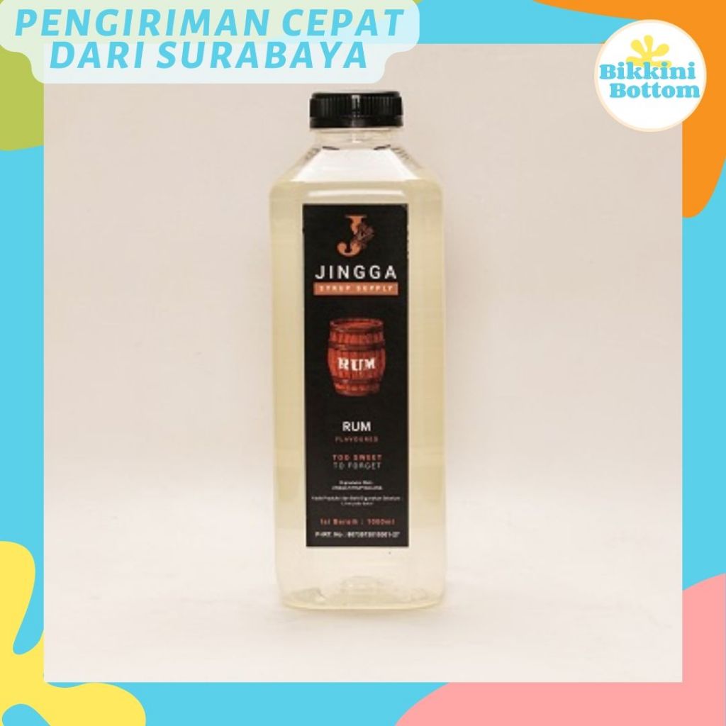 JINGGA Rum Syrup 1000ml - Sirup Rum Halal Untuk Kopi