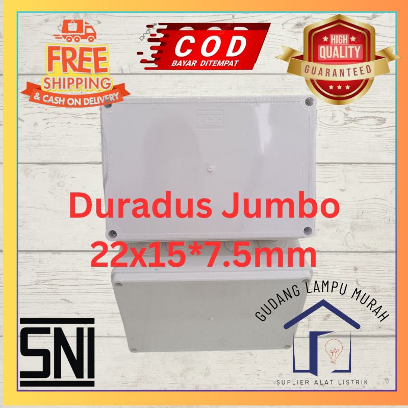 Tokaiaja Duradus Jumbo Trm 22X15X7.5Cm Junction Box Duradus Besar