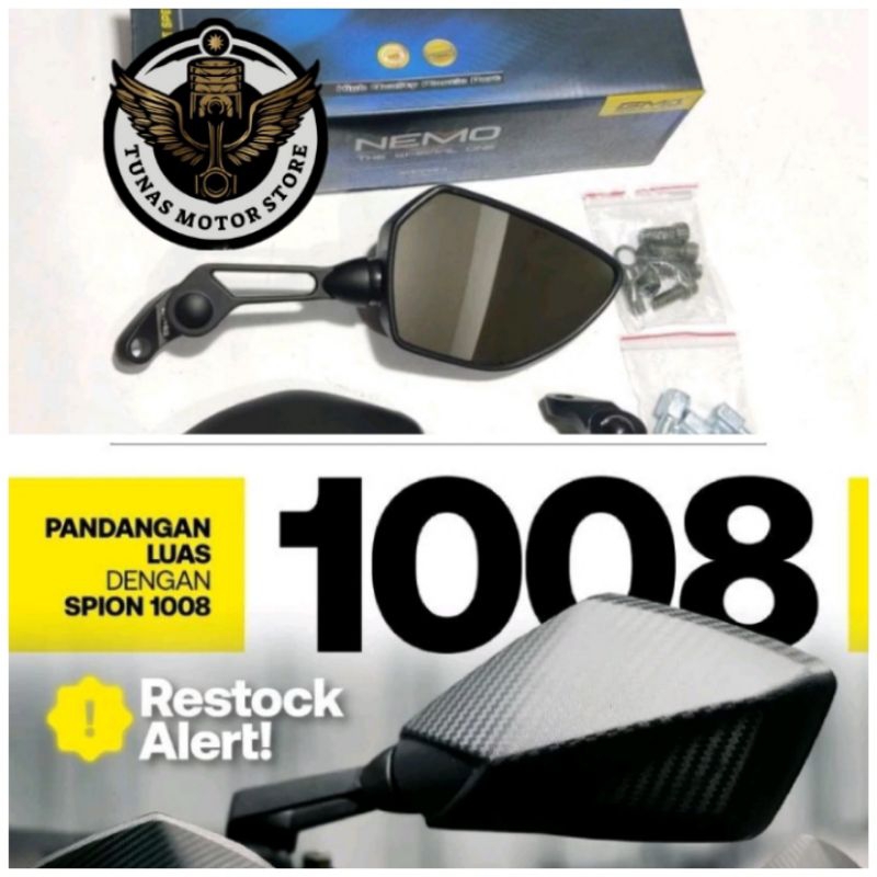 sepion Ducati nemo 1007 1008 kaca spion Ducati nemo 1008 1007 1732-3 original nmax X-Max PCX Mio Var