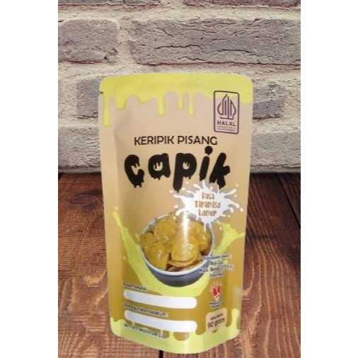 

keripik pisang capik rasa tiramisu lumer 80gram