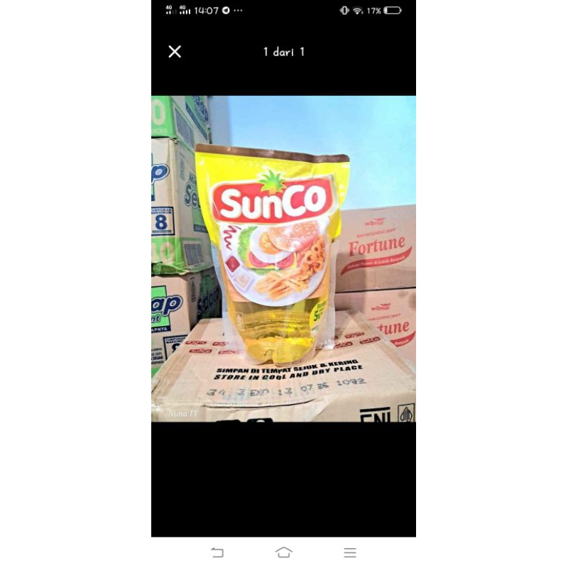 

Minyak sunco jernih 3x penyaringan