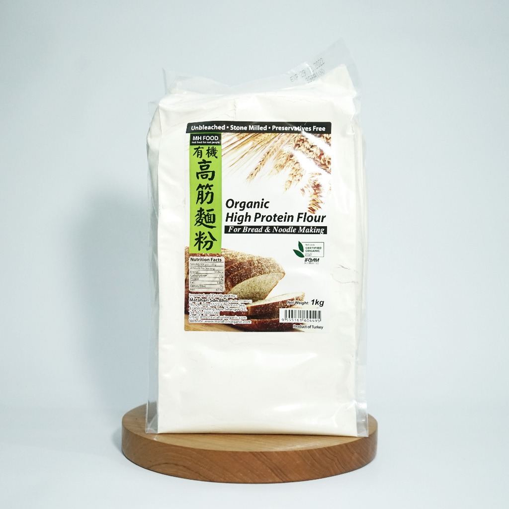 

MH Organic High Protein Flour 1kg Tepung Protein Organik