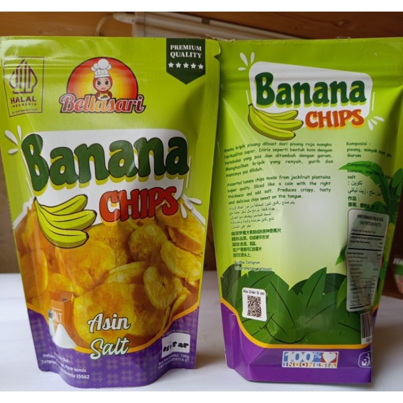 

Banana chips rasa asin isi 100gram