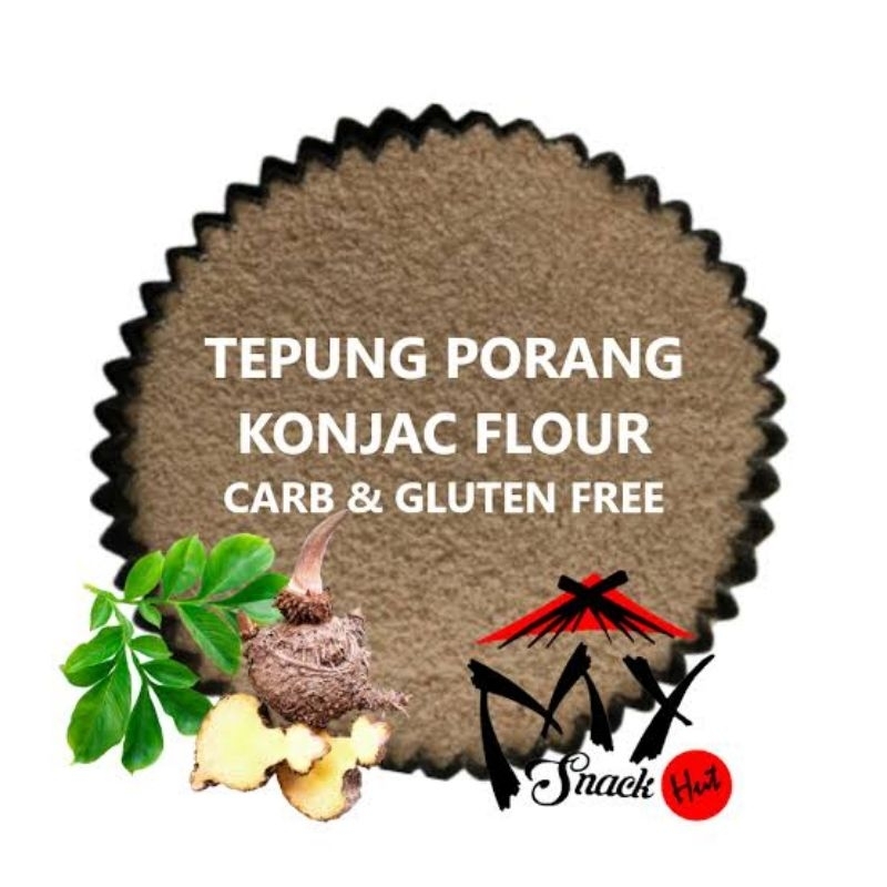 

TEPUNG PORANG 250GR BUBUK UMBI AKAR KONJAK KONJAC ILES ILES MIE MI NASI SHIRATAKI UTUH POWDER FLOUR