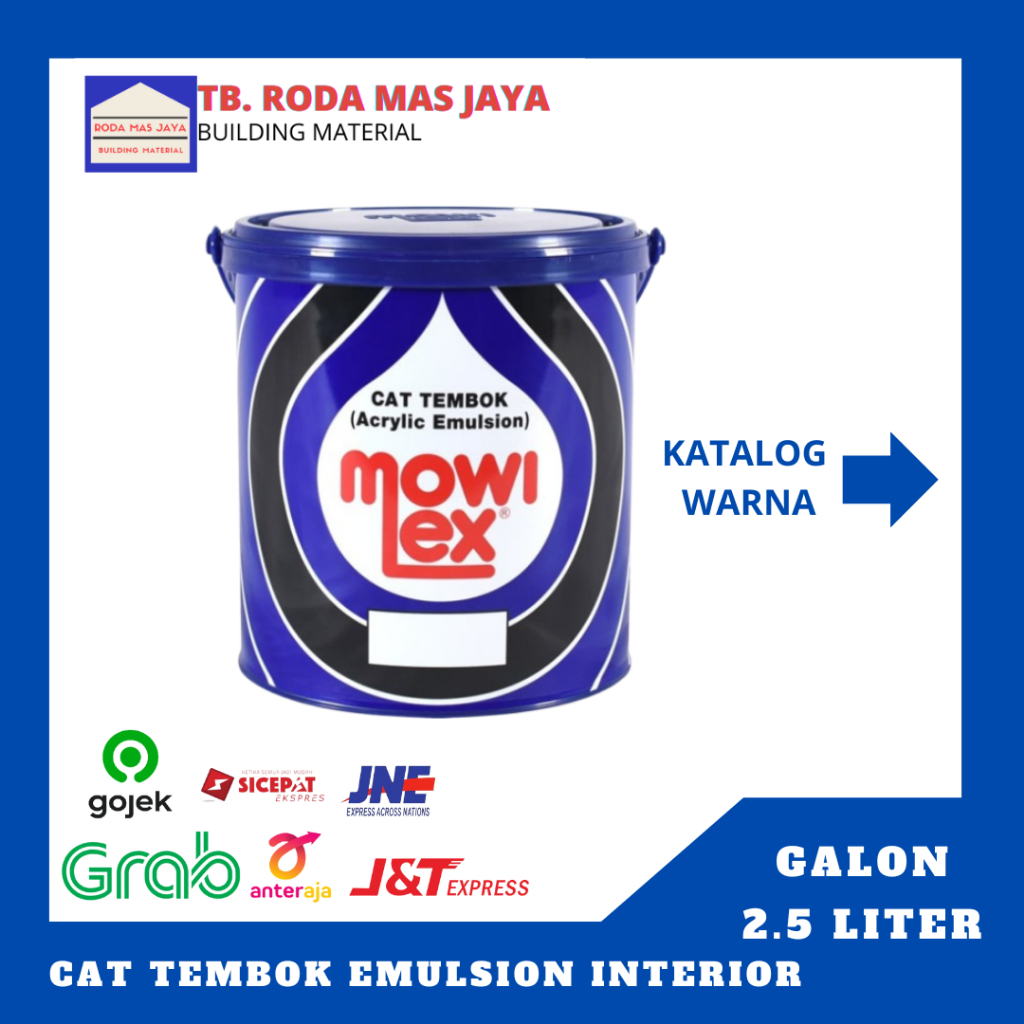 CAT TEMBOK MOWILEX EMULSION INTERIOR 2.5 LITER