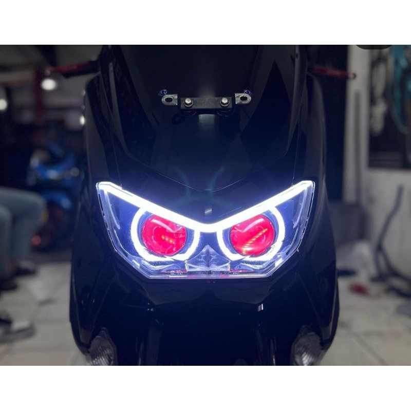 Biled Nmax New 2020 - 2024 Komplit l Lampu Bi-Led AES Yamaha Nmax new l Custom Headlamp/Reflektor Nm