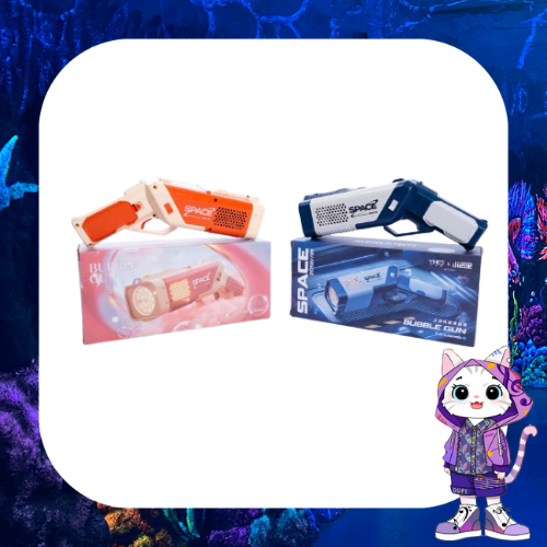Bubble Gun Space Besar Jumbo Mainan tembak yang mengeluarkan Bubble yang banyak