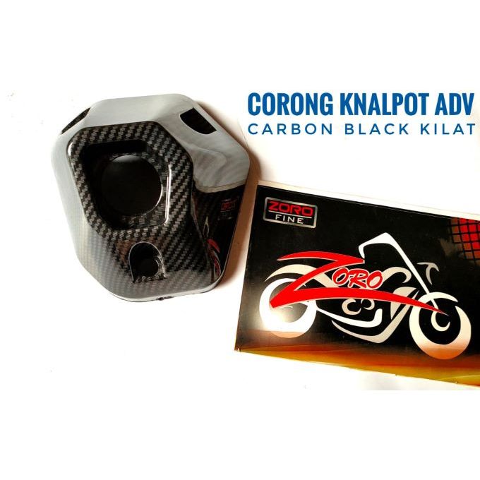 CORONG KNALPOT ADV 150 CARBON ZORO / CORONG KNALPOT CARBON ZORO ADV 160 / ADV 150