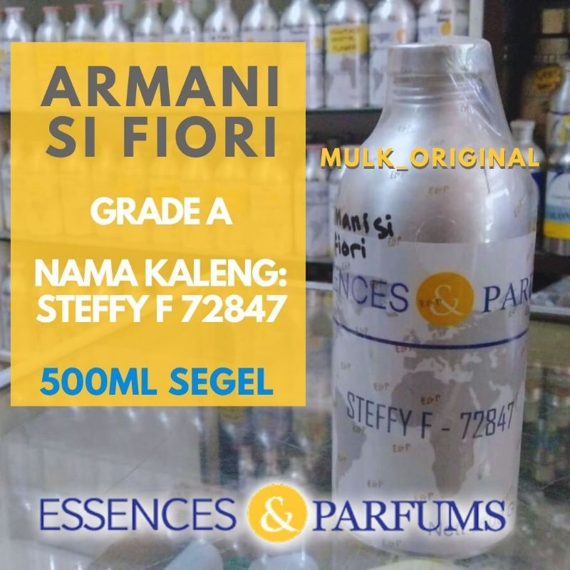 bibit parfum fragrance oil essences and parfums Steffy F 72847 searah Si Fiori 500ml Segel