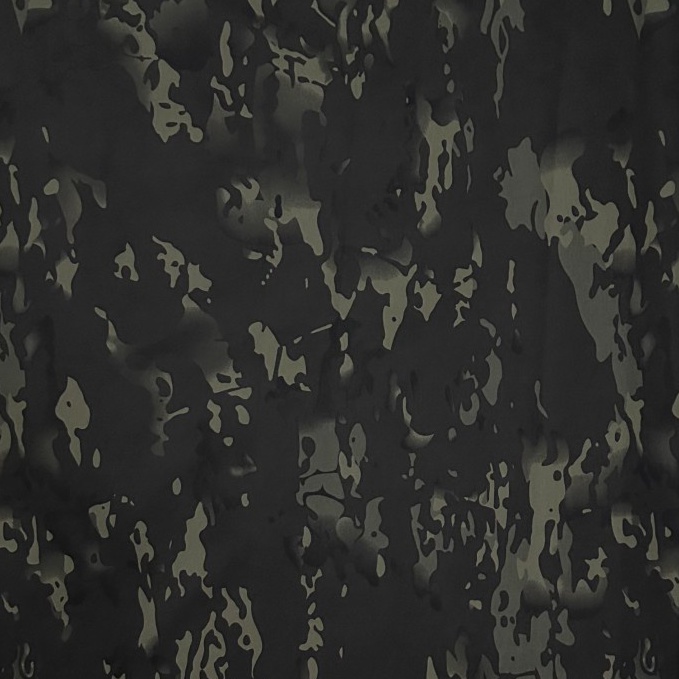 Terlaris Bahan Kain Cordura 5D Nylon  Loreng Camo Fabric  Multicam Black