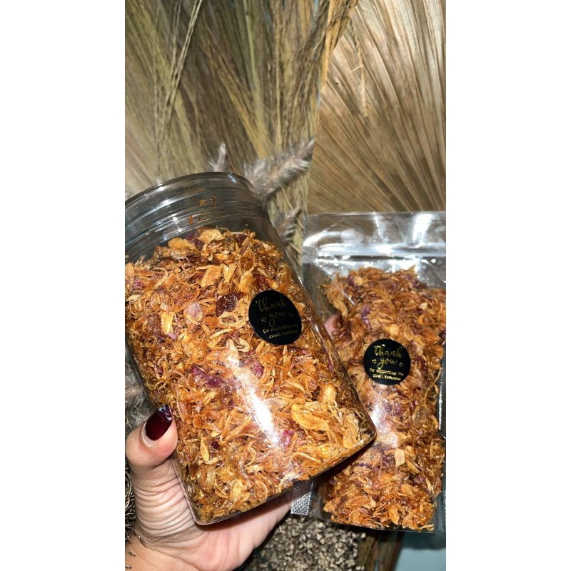 

Bawang goreng premium tanpa tepung