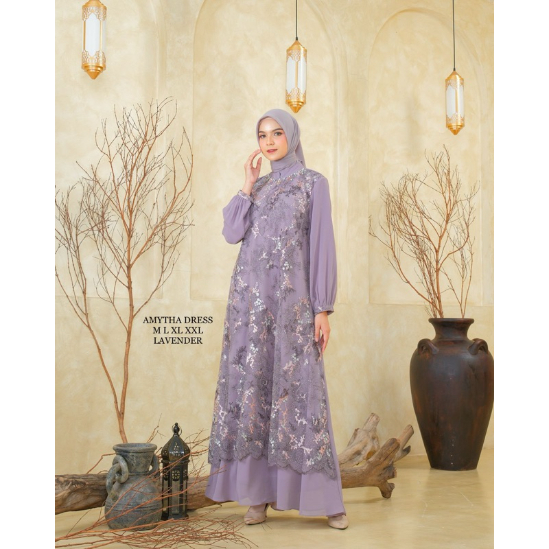 DLR / Gamis Kondangan Tulle Bordir Payet Mewah / Gamis Pesta / Gamis Jumbo ld 120 / Gamis / Gamis Ke