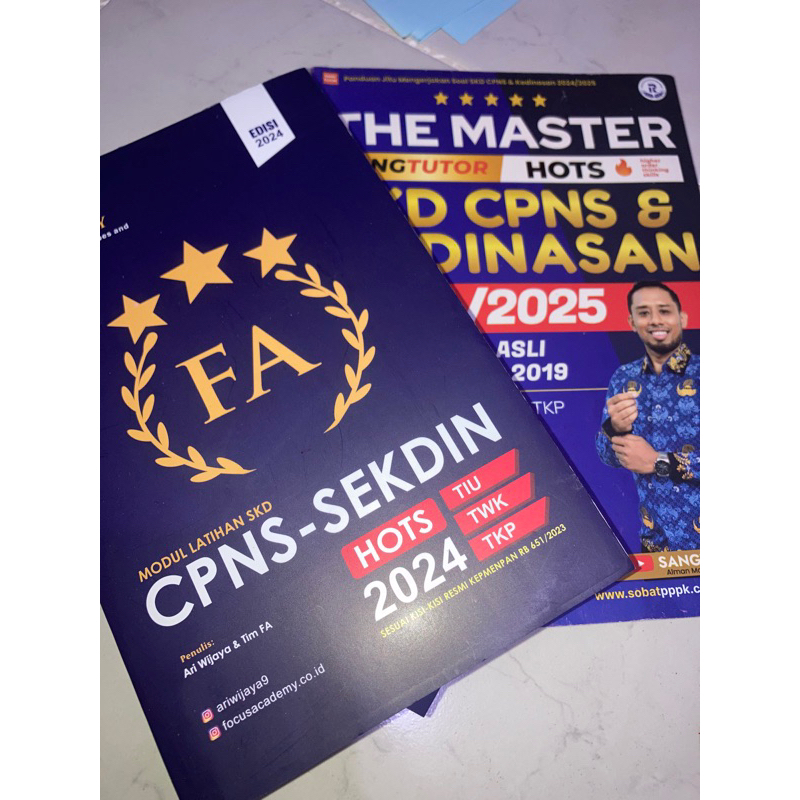 Buku SKD CPNS Focus Academy (FA) Buku Skd CPNS Sang Tutor (Preloved)