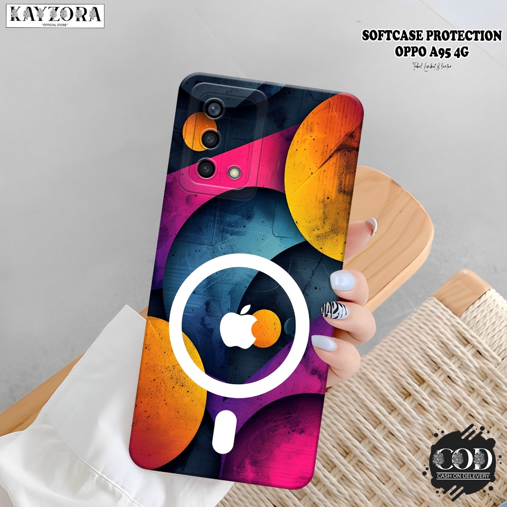 Case Hp OPPO A95 4G Terbaru - KAYZORA - Fashion Case Branded - Softcase OPPO A95 4G - Silikon Tpu Pr
