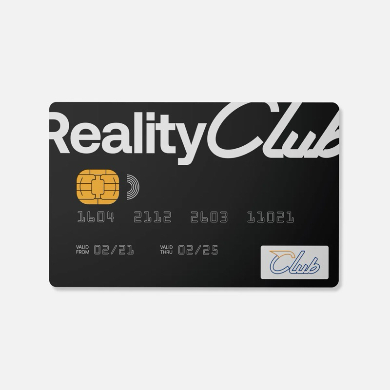 Reality Club - Black Logo