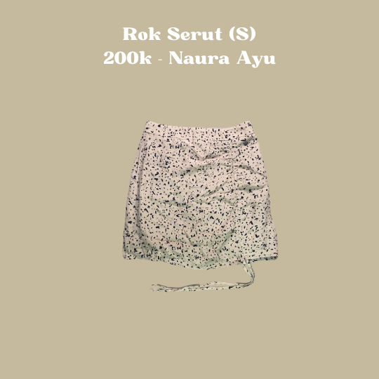 Rok Serut Size S - Naura Ayu