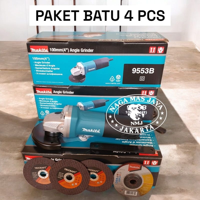 MESIN GERINDA TANGAN 4 INCH MAKITA 9553B / MESIN GURINDA GERINDA TANGAN MAKITA 9553 B