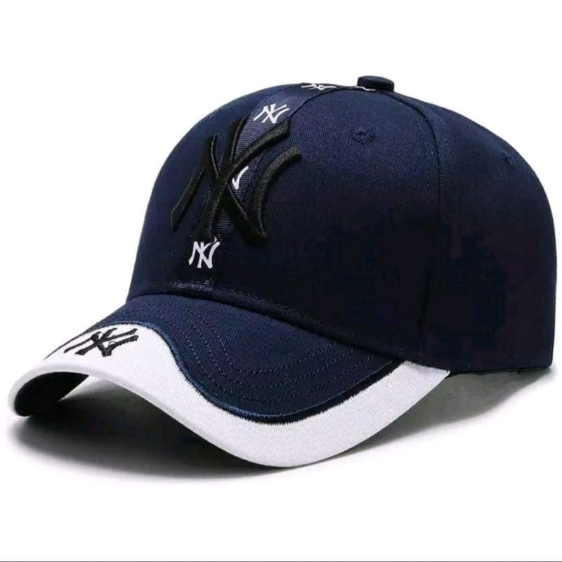 Topi baseball NY New York dua warna topi original distro keren