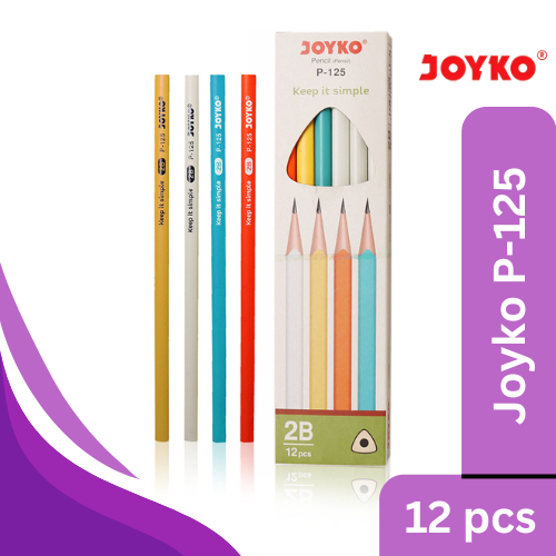 

Pensil 2B Joyko - 12pcs 1 Box (P-125 Pencil 2B)