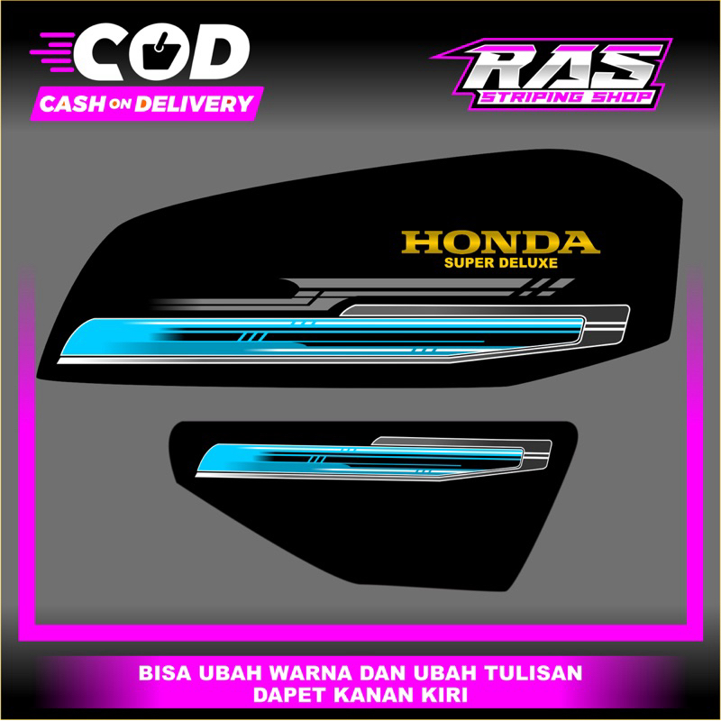 striping gl 100 custom variasi striping gl cepek - striping cb k5 - striping tangki gl cepek
