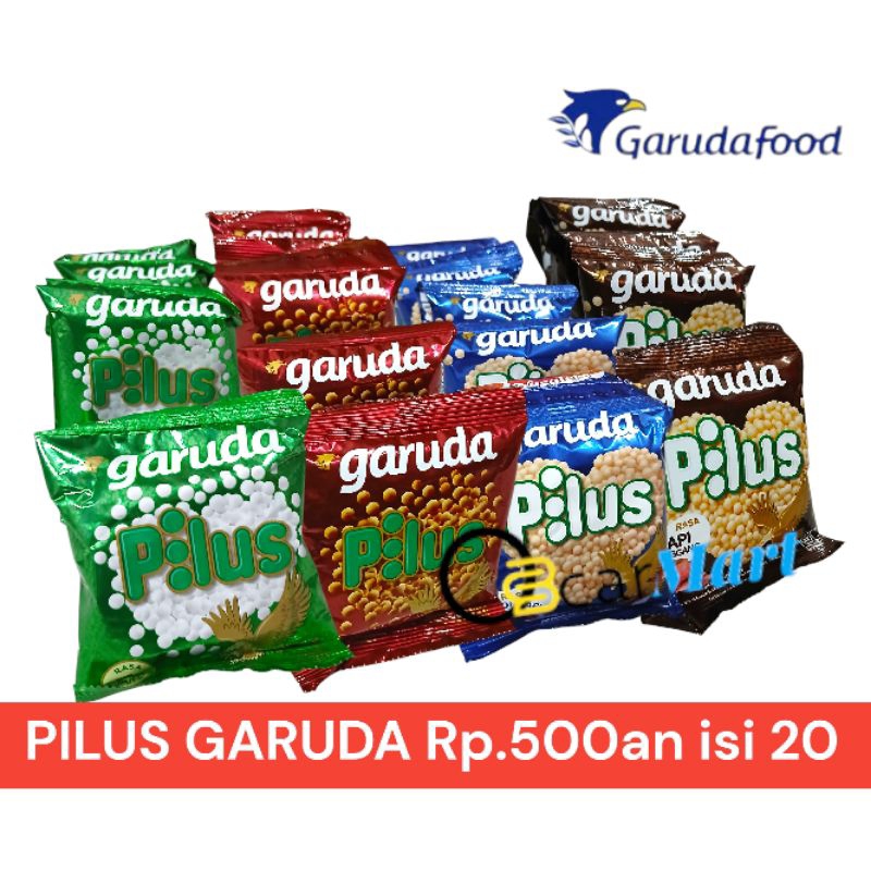 

[Gsv] Snack PILUS GARUDA 500an 1 pak isi 20