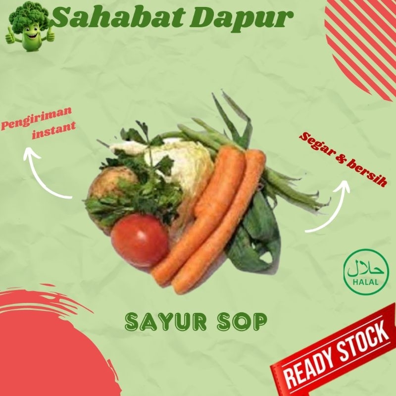 

Sayur sop - sayuran fresh - Sahabat Dapur Delivery