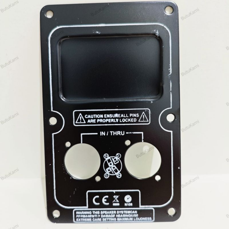 Plat Terminal Spikon Flat Besi Terminal Plat Spikon  Flat Terminal Plat Speakon Speaker 2 Lubang