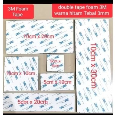 

Double tape foam 3M double tape foam busa 5cm x 5cm