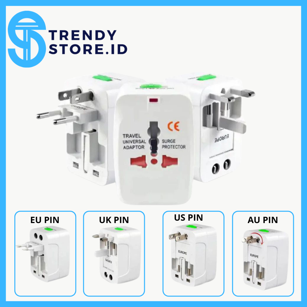 Adaptor  Universal Colokan Listrik  Multifungsi Colokan Listrik All in1