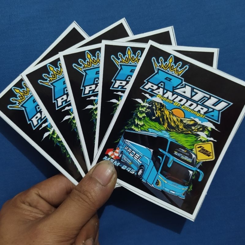 

(free sticker)STICKER BUS RATU PANDORA H V2 HOLOGRAM 5 PCS / STIKER BUS TERBARU STIKER ANTI AIR