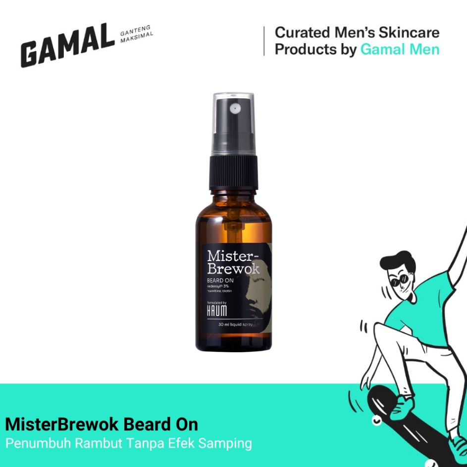 Harga Termurah  MisterBrewok Beard On  Penumbuh Rambut dengan LCLT