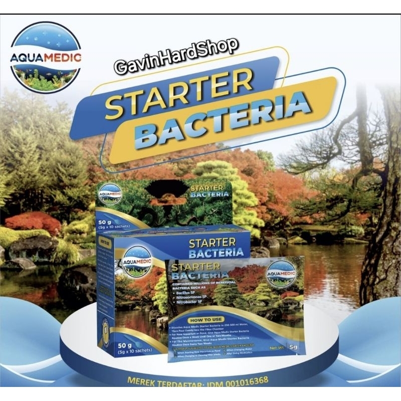 Bakteri Starter Bacteria Starter Starter Bacteria Aquamedic Aqua Medic 5gr Aquarium Aquascape