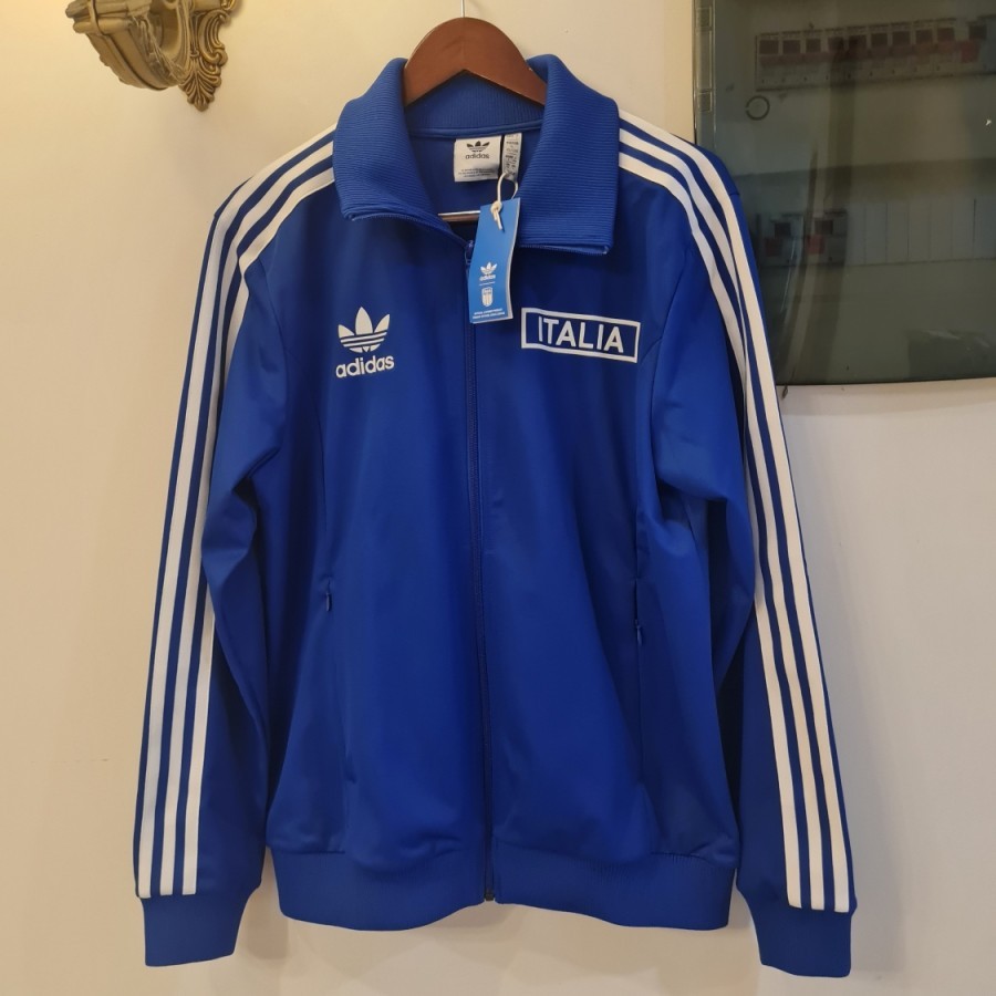 Jaket Tracktop ADIDAS Italia Italy FIGC OG BB Beckenbauer IU2122 Original 100% BNWT