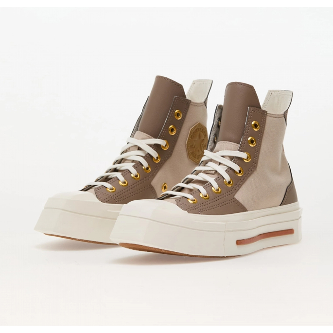 Converse Chuck 70 70s De Luxe Deluxe Squared-Twill Leather Overlays Mud
