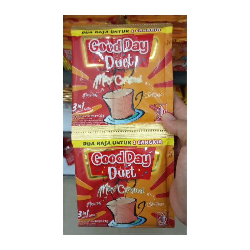 

GOOD DAY DUET MOCA CARAMEL ISI 1 RENCENG