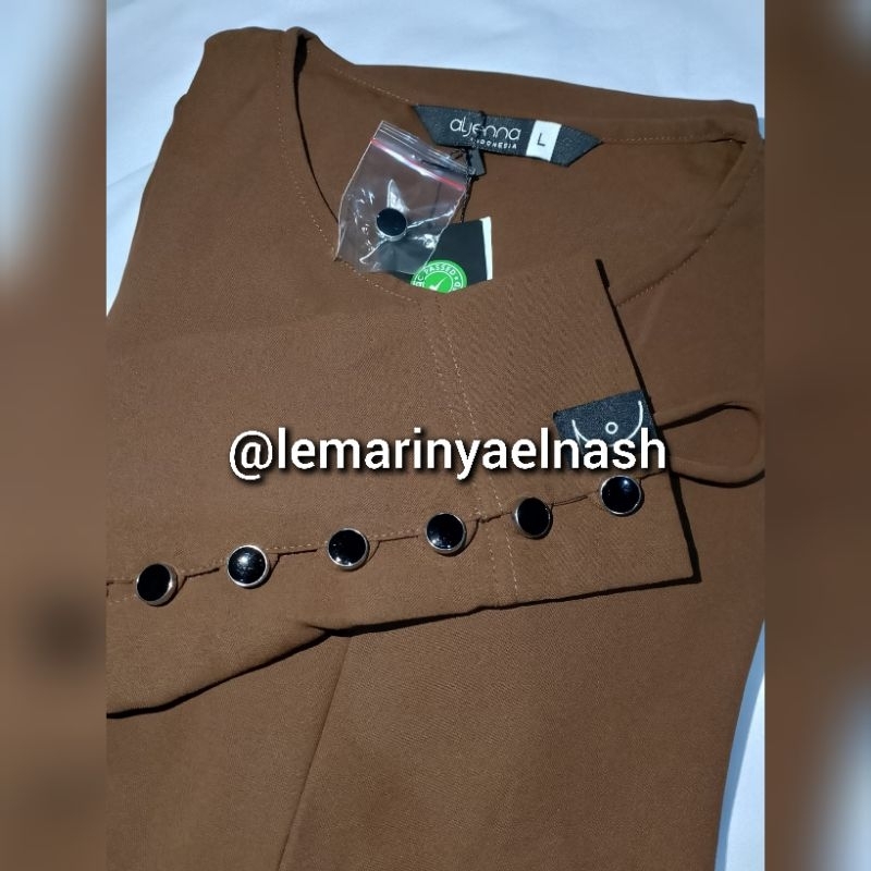 SAILA CARAMEL L  edisi terbaru //NWT FK LONGPRIME  // FK LONG TRIANGLE  ALJENNA.ID