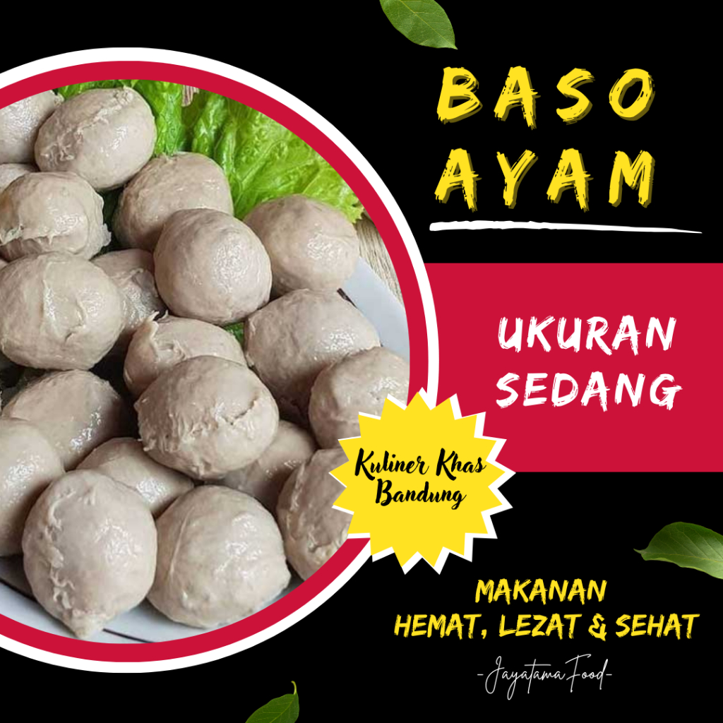 

Baso Ayam Ukuran Sedang Kemasan 10-50