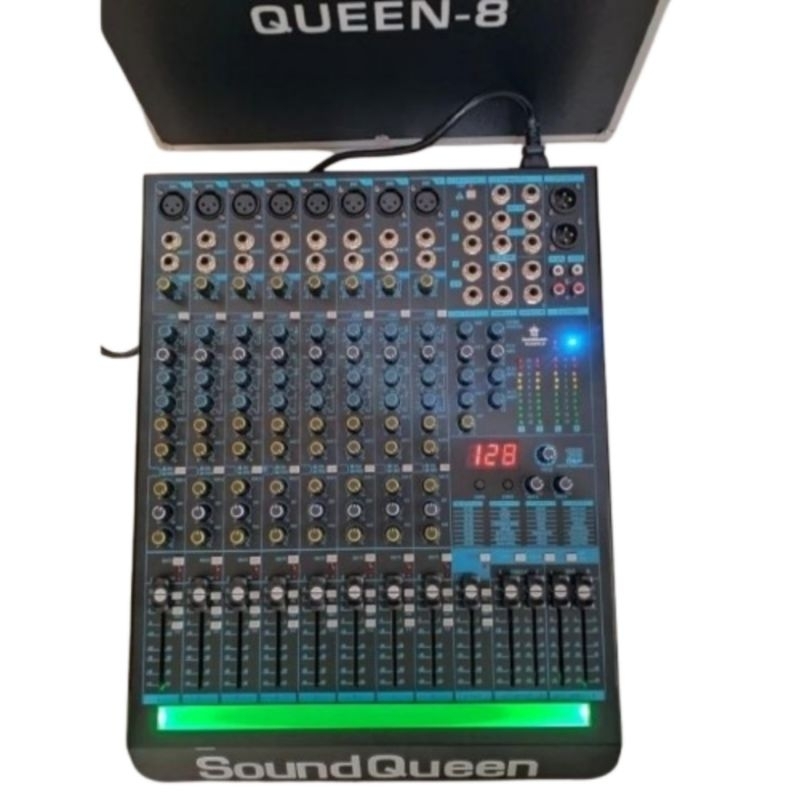 MIXER 8CH SOUNDQUEEN MODEL QUEEN 8/ SOUNDQUEEN QUEEN8