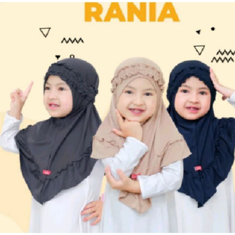 Rania hijab instan anak by shamira l hijab instan anak jersey