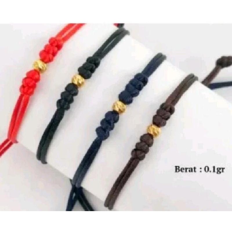 Gelang Tali Dior motif 0,1gram Semar Nusantara