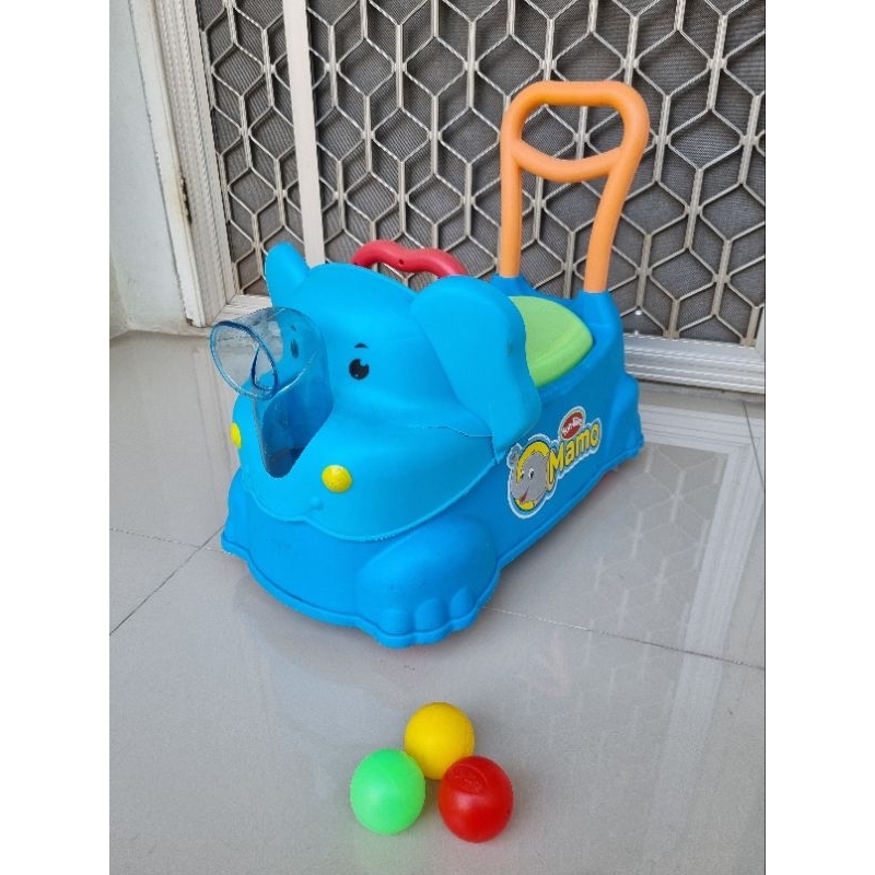 mainan dorong / mainan mobil ride on / Fun Bike Mamo animal gajah