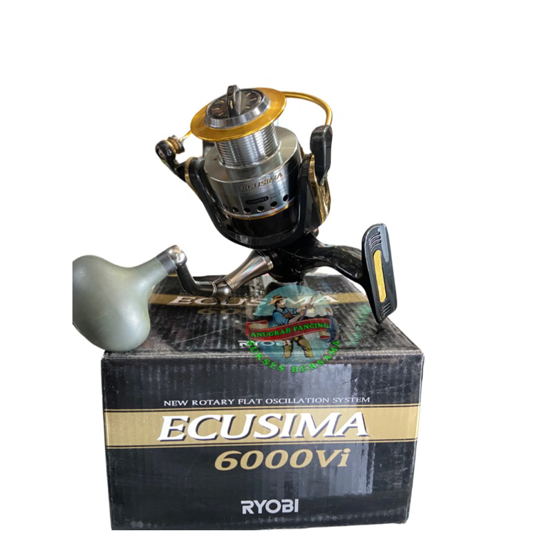 Reel Ryobi Ecusima 6000 Vi V-Shaped Rotor Arm 4 Bearings