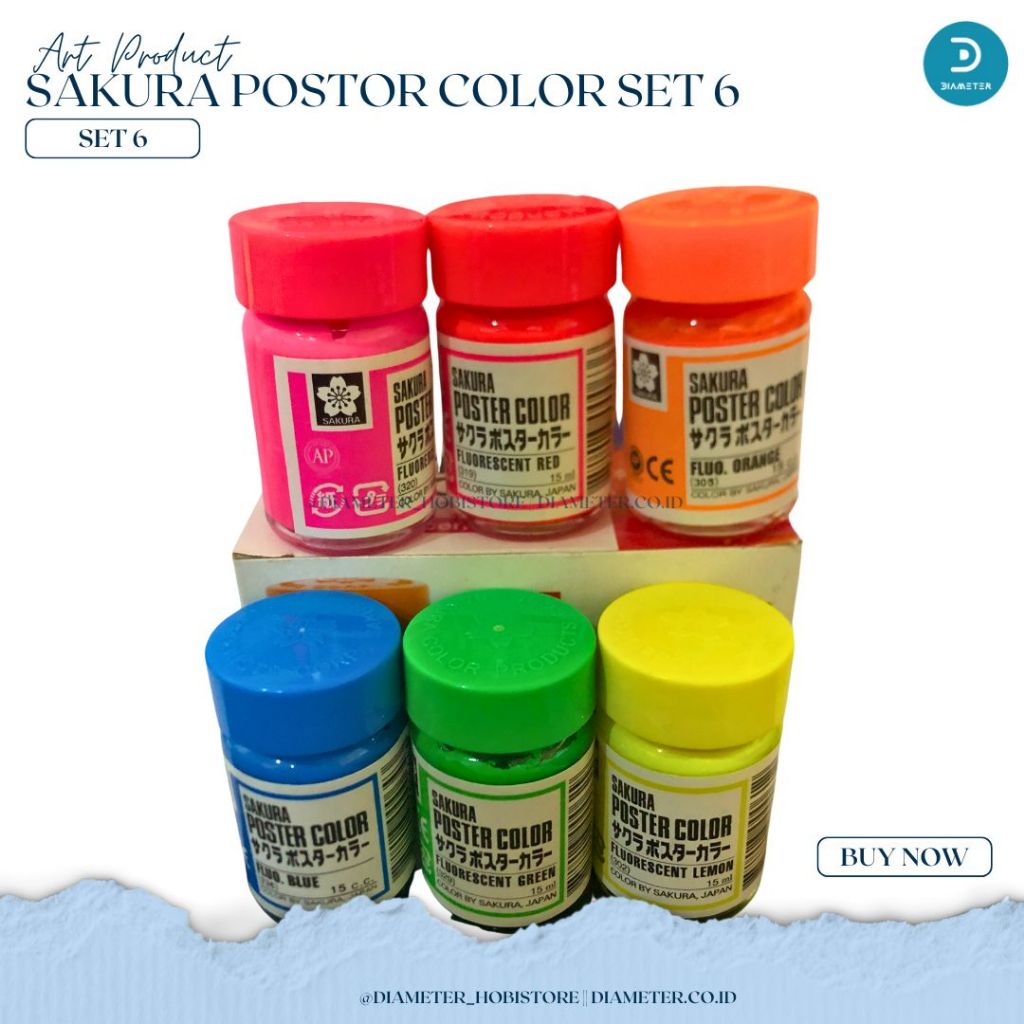 

Sakura poster fluorescent set 15ml
