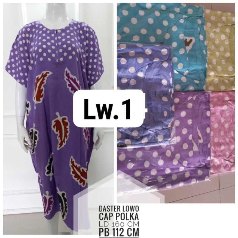 DASTER LOWO CAP POLKA/DASTER LOWO CANTIK ELEGAN/DASTER LOWO SOFT