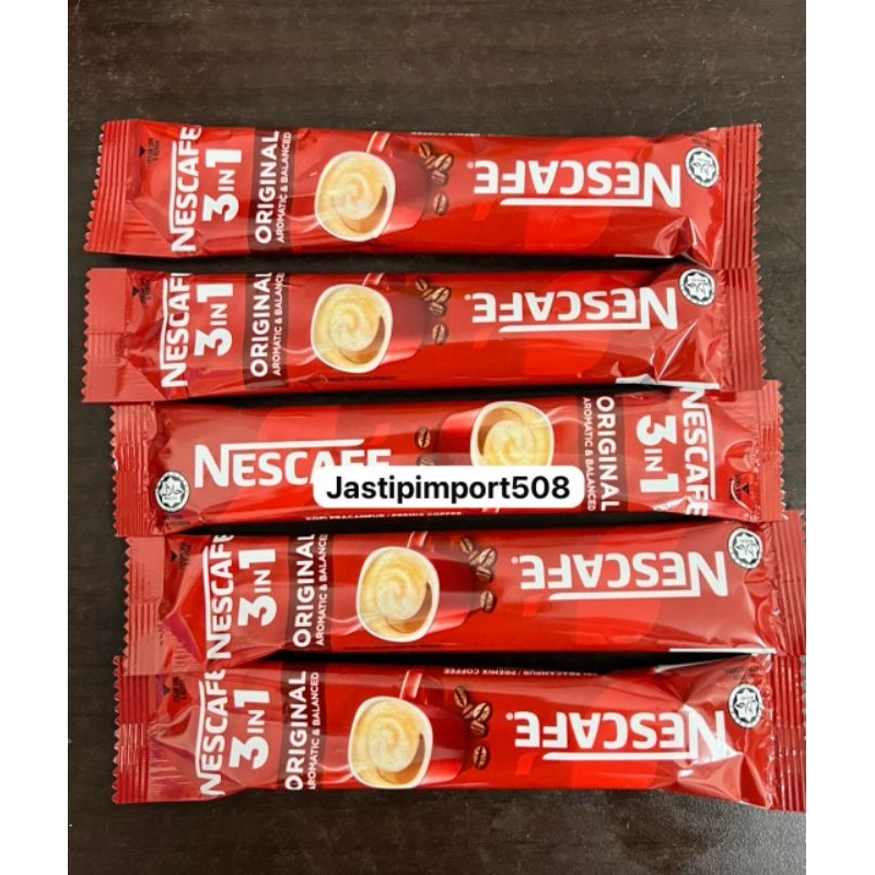 

Nescafe Malaysia 3in1 Original/Rich /sachet Exp Mei 2025