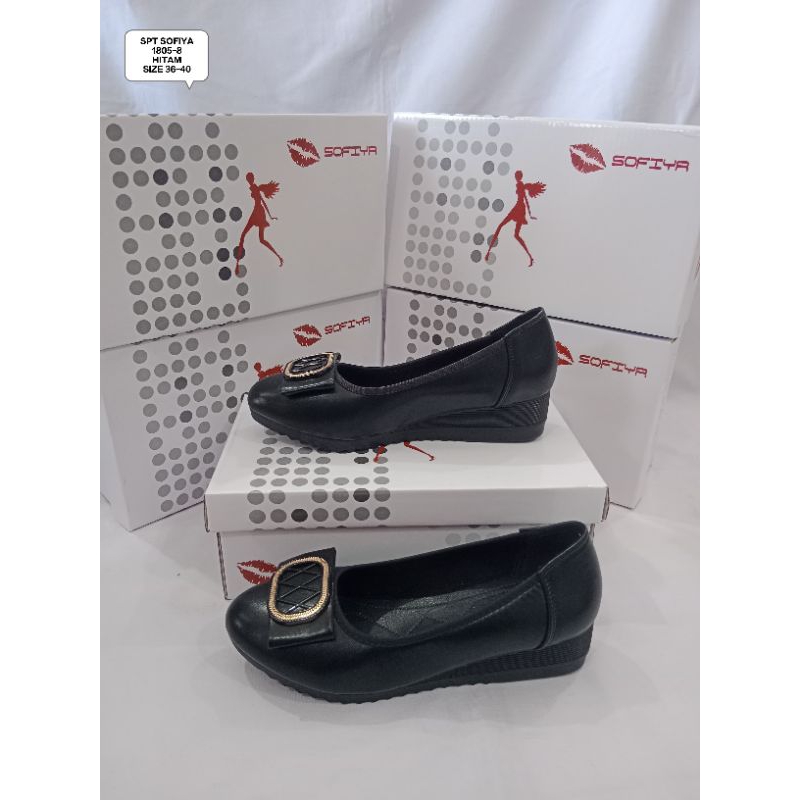 Sepatu Pantofel wedges Sofiya