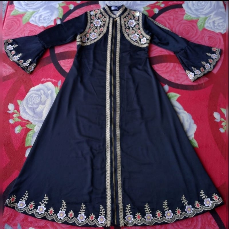 Gamis Bordir Stik Gamis Perempuan Gamis Dewasa Gamis Anak Bordir
