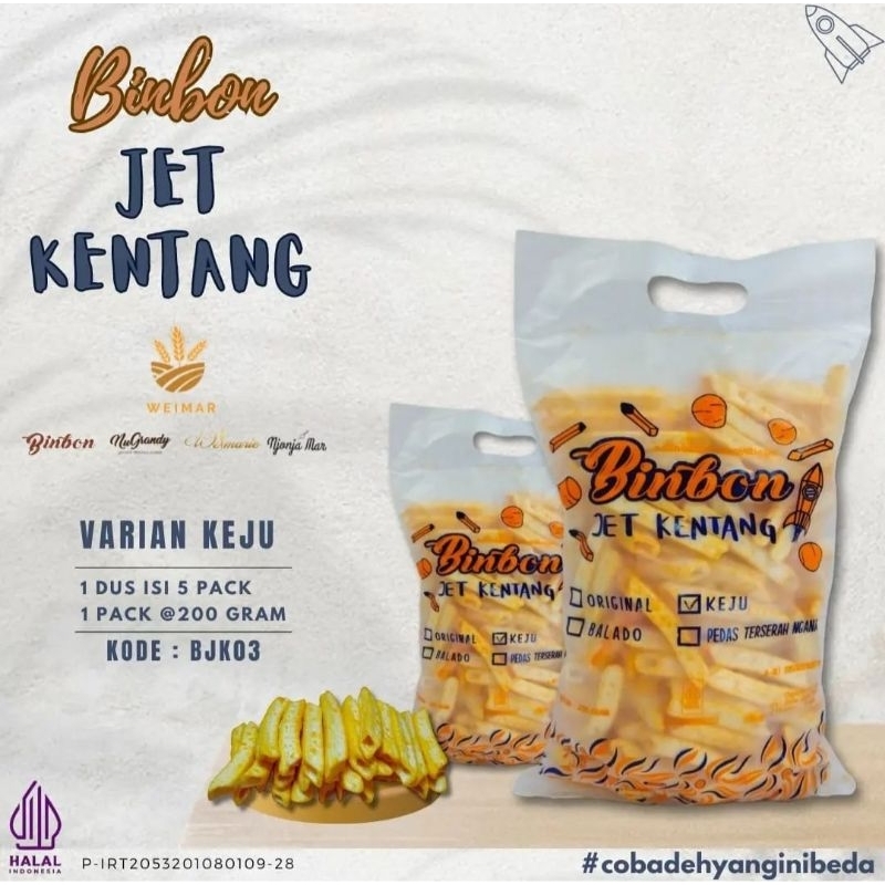 

Snack Kentang Binbon Jet Series @200 Gr